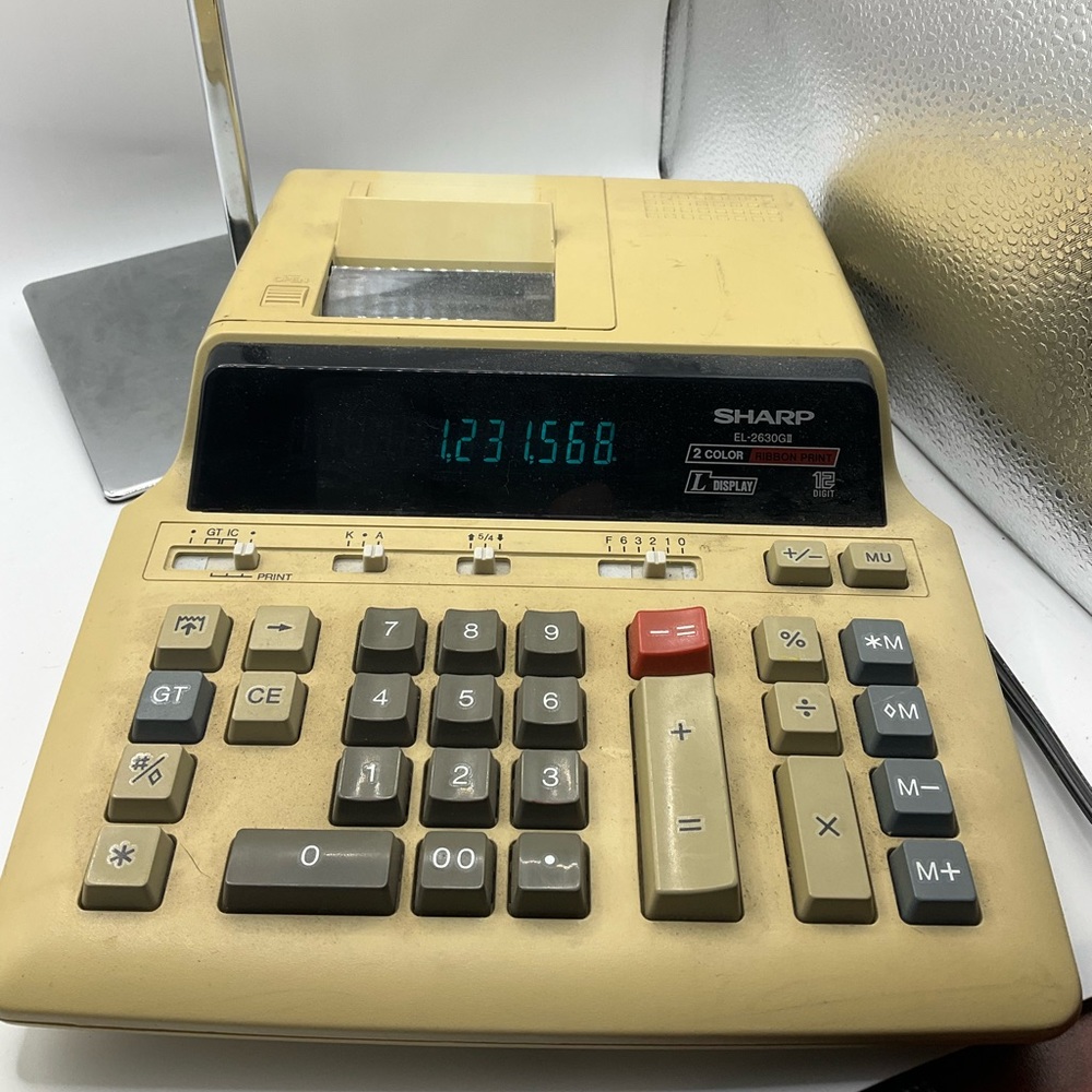 Vintage Sharp Calculator